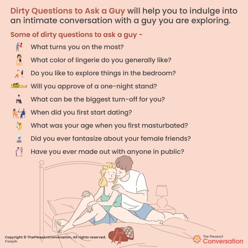Top sex questions to ask a guy