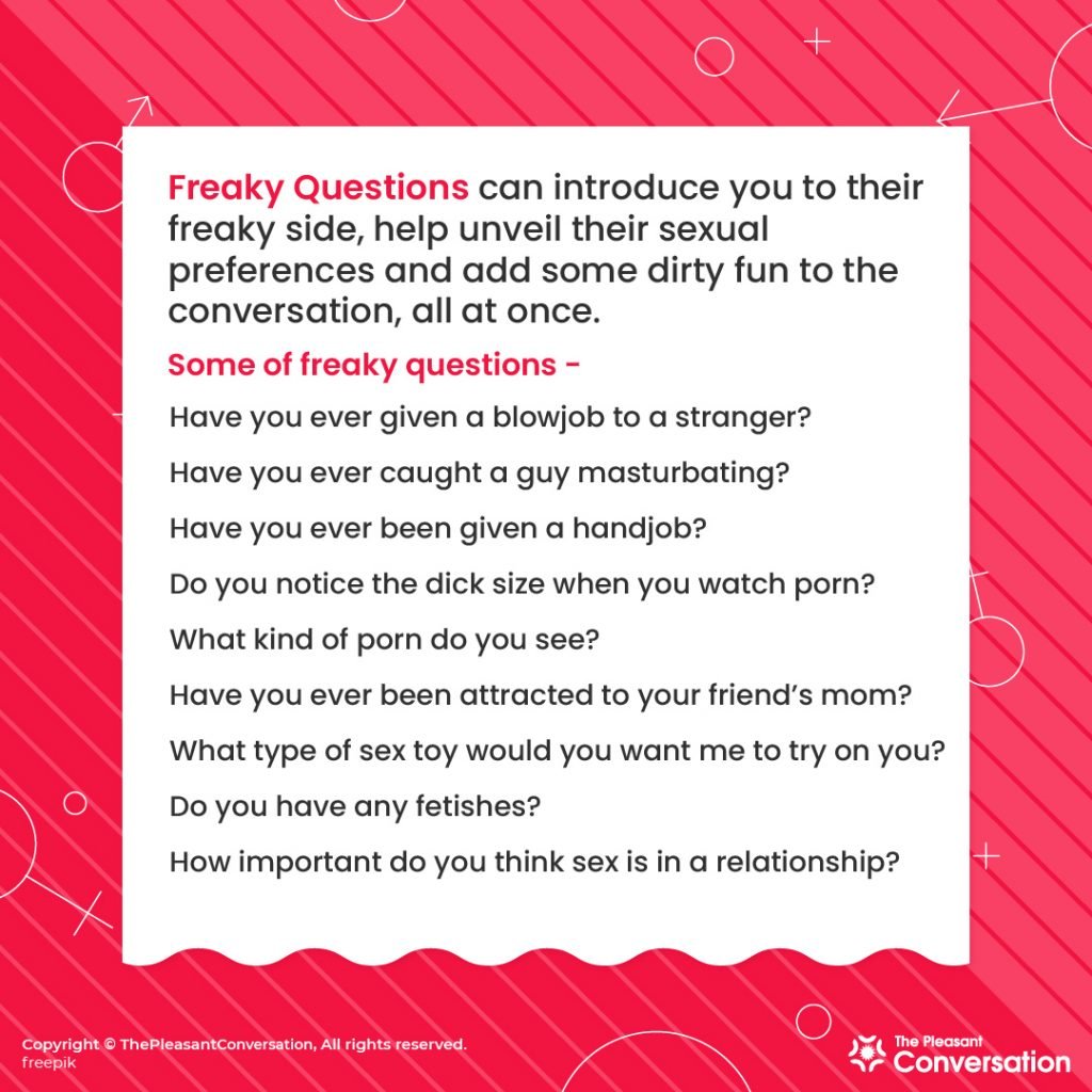 500+ Freaky Questions to Add Spice to Any Conversation