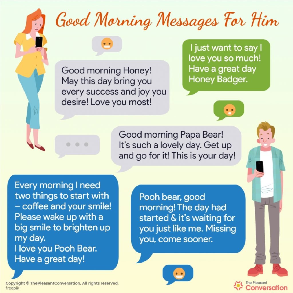 100 Good Morning Text For Him Good Morning Message For Him