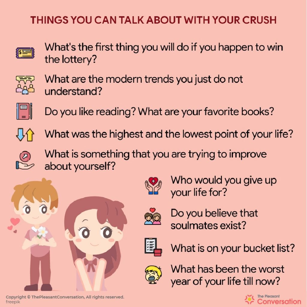 What are some questions to ask your crush