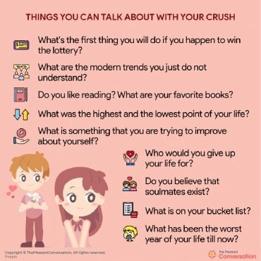 easy topics to talk about with your crush