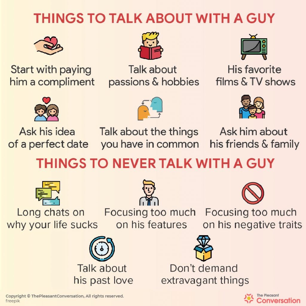 40 Things to Talk About With a Guy!