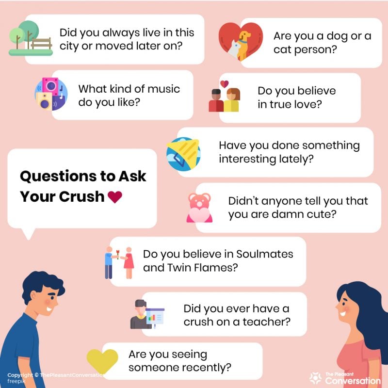 500 Questions to Ask Your Crush to See if They are Right Match for You!