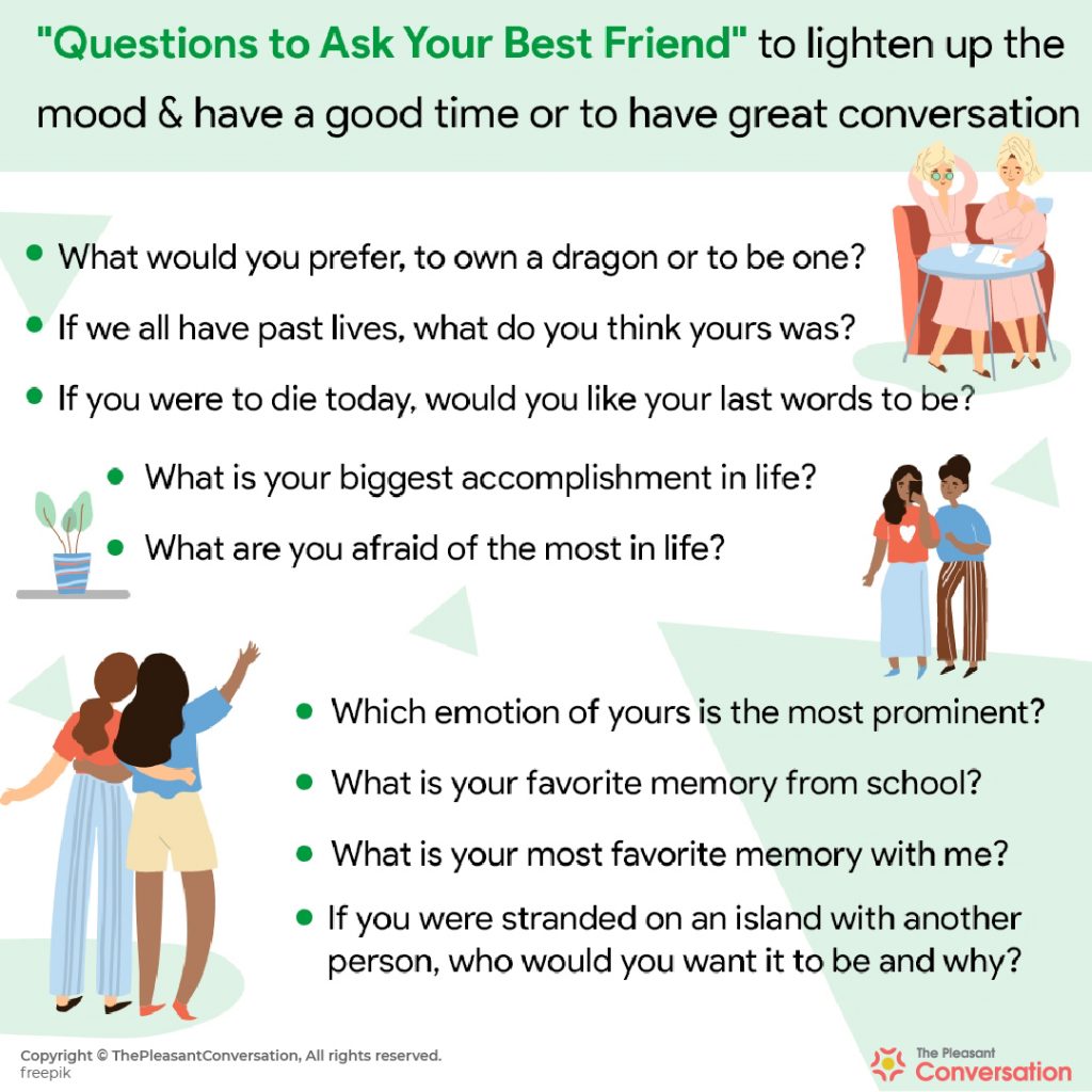 600 Questions To Ask Friends The Only List Questions To Ask Your Best Friend