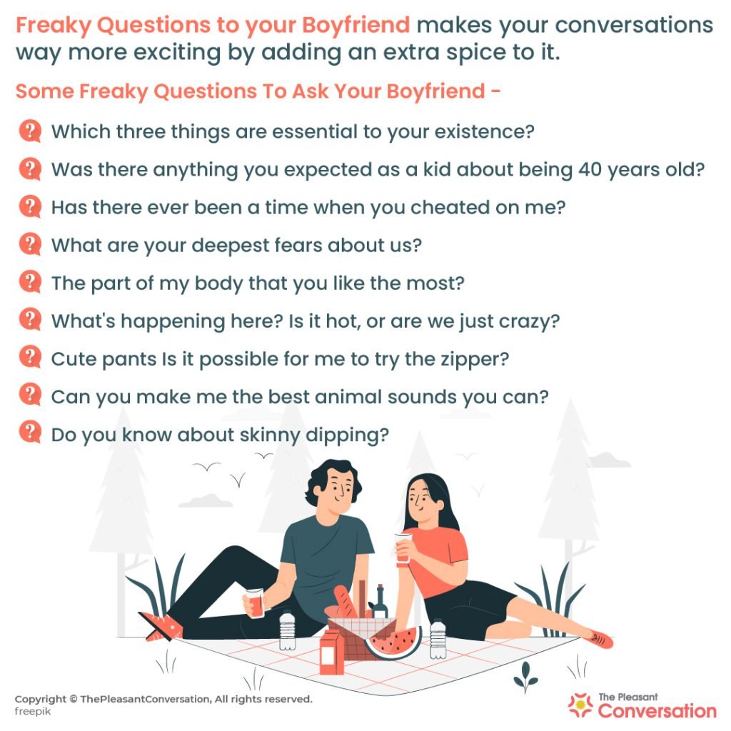 ⭐ freaky questions to ask a boy