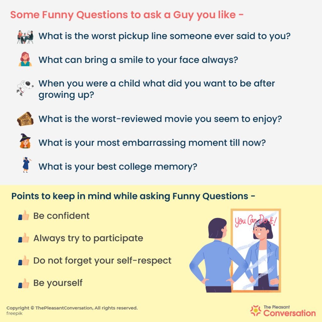 400 Funny Questions to Ask a Guy to Make Conversations Funny