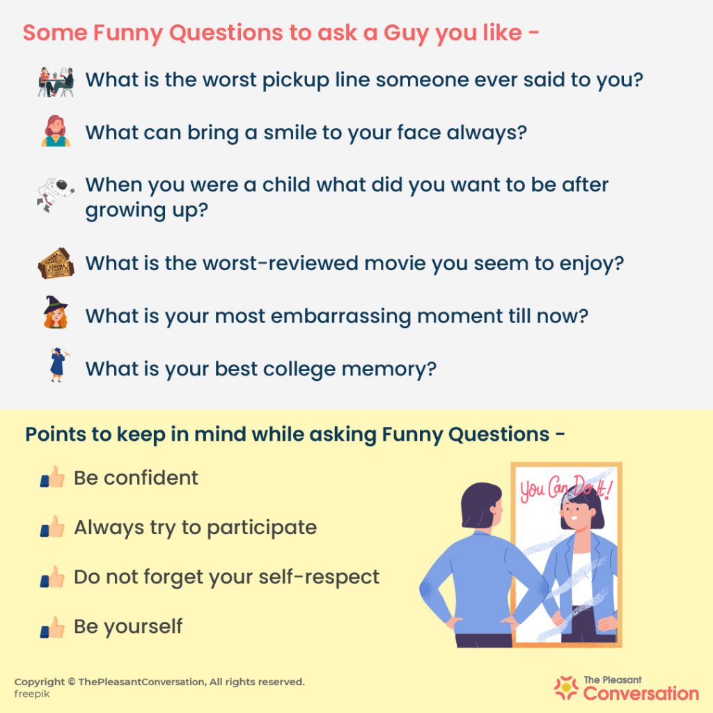 400 Funny Questions To Ask A Guy To Make Conversations Funny