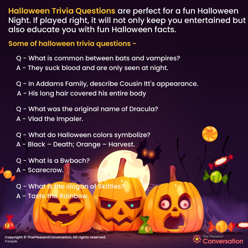 400+ Halloween Trivia Questions for a Fun and Spooky Night