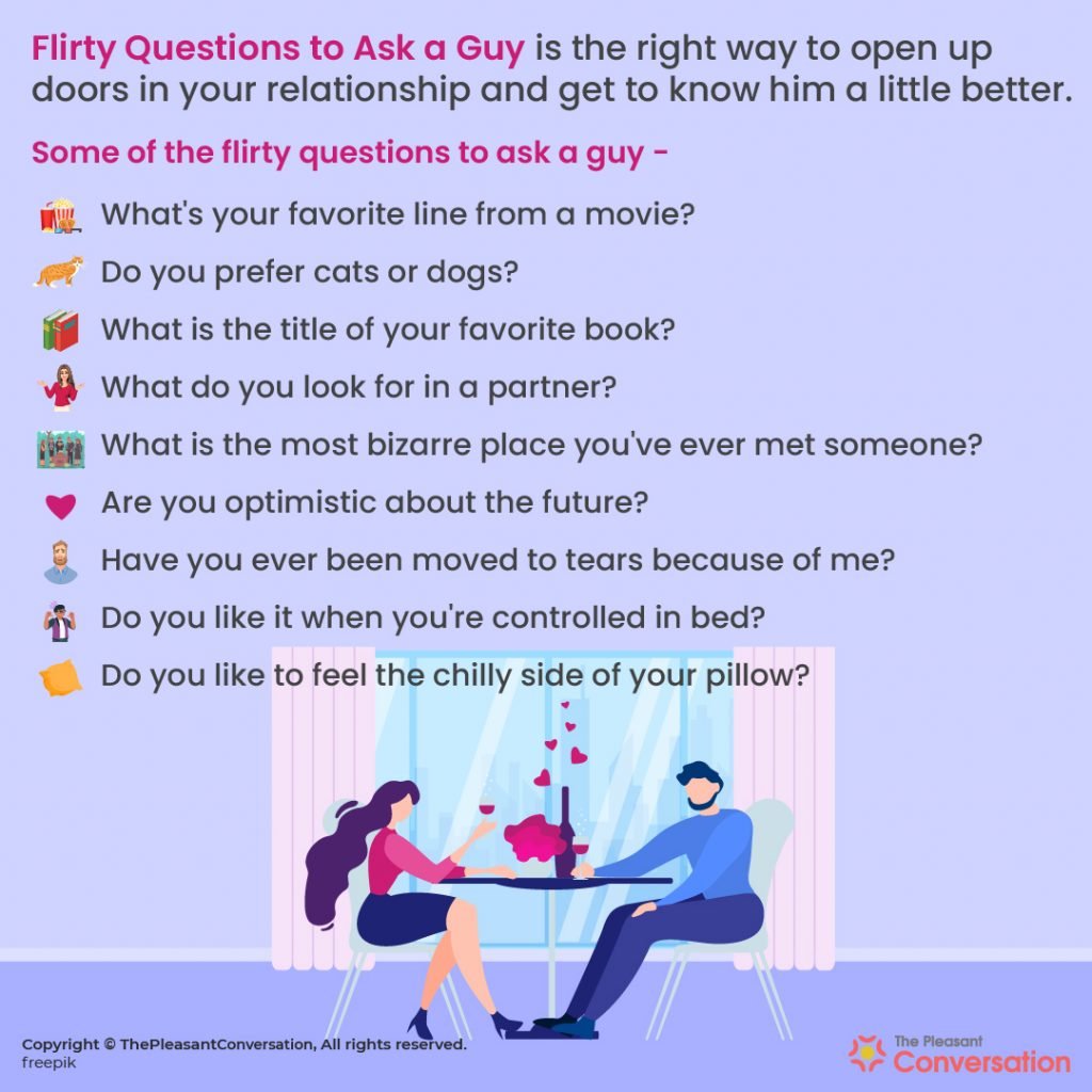 500 Flirty Questions To Ask A Guy The Only List You ll Need