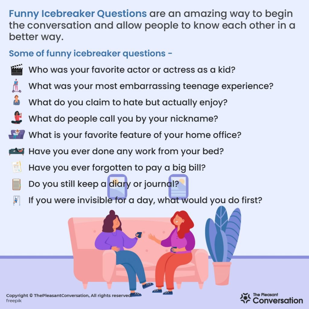 500+ Funny Icebreaker Questions to Ask Anyone - The Ultimate List