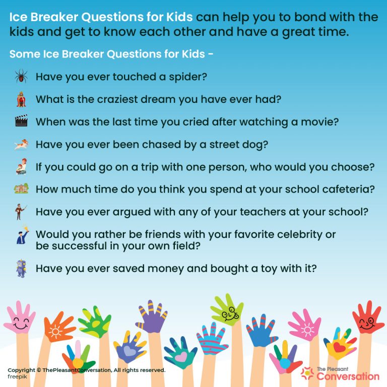 600+ Ice Breaker Questions for Kids The Ultimate List