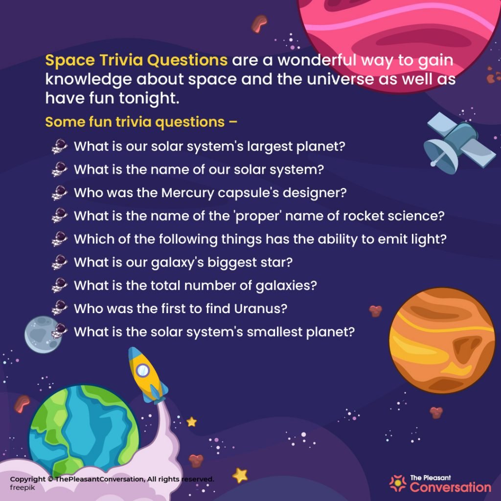 400+ Space Trivia Questions and Answers for a Game Night