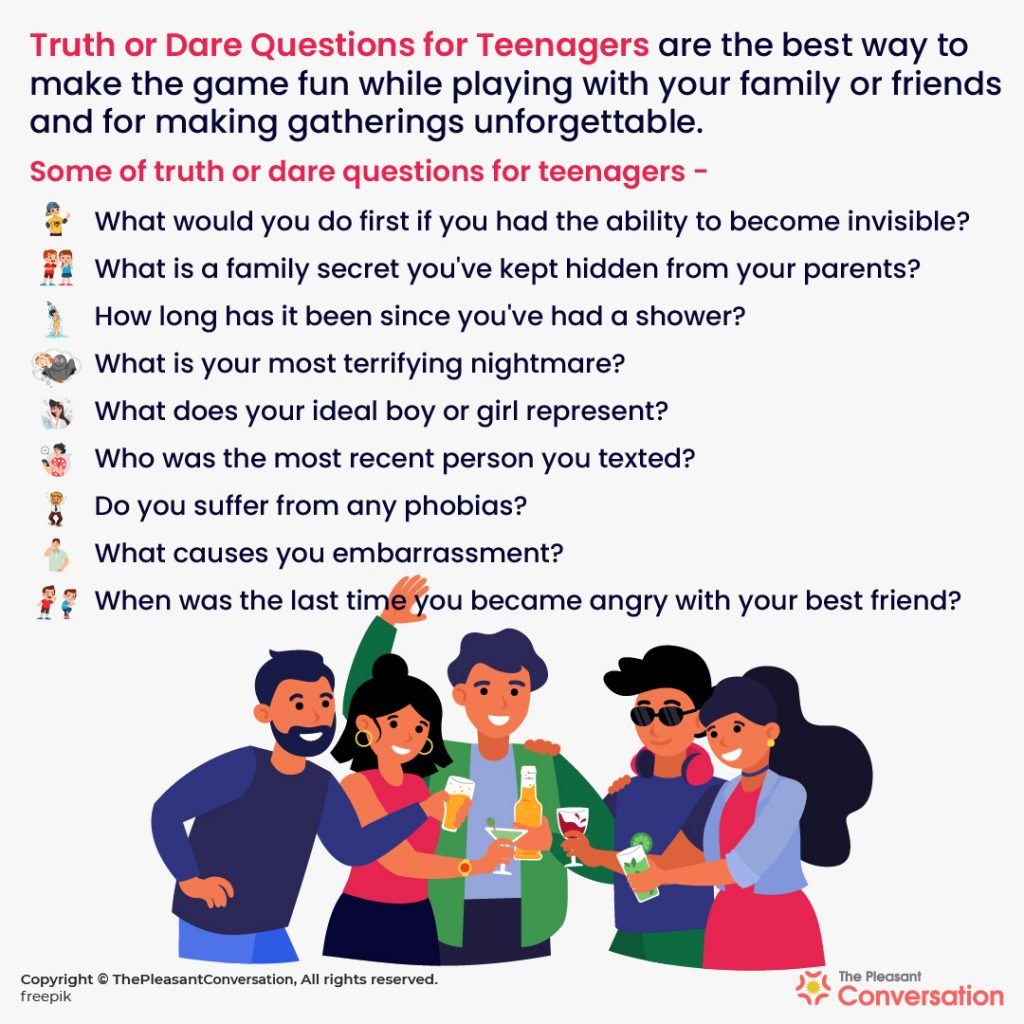 500+ Best Truth or Dare Questions for Teenagers