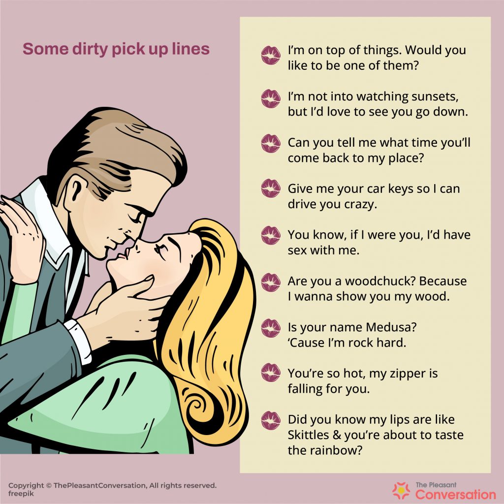 pick up lines for guys dirty