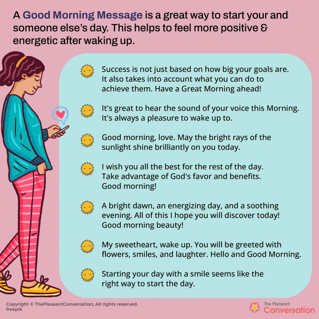 Good Morning Message - 400+ Messages to Brighten Up Your Day